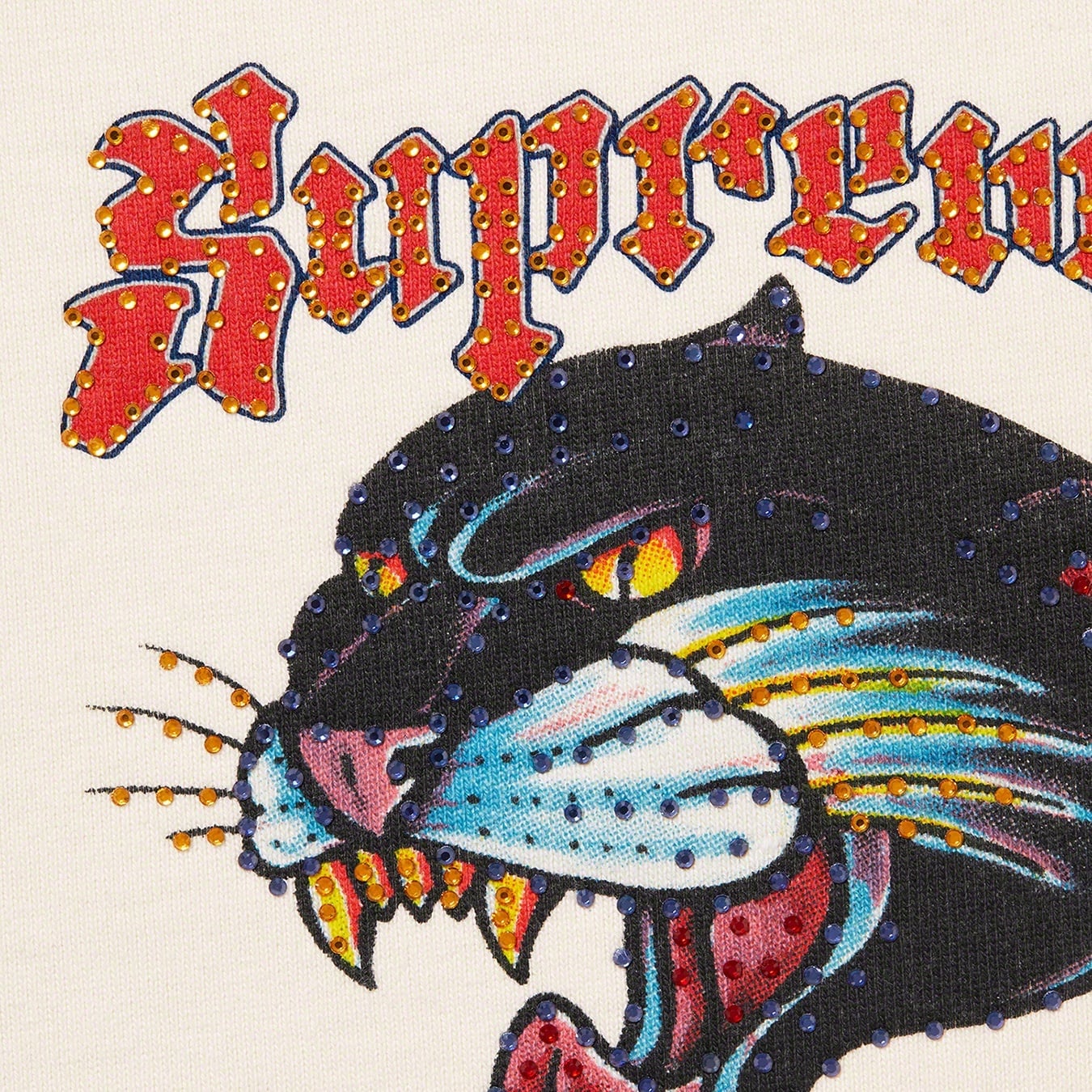 Panther Zip Up Hooded Sweatshirt view 4
